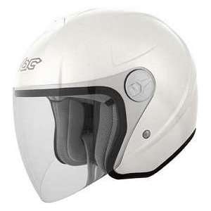  KBC OFS PEARL WHITE LG MOTORCYCLE Open Face Helmet 