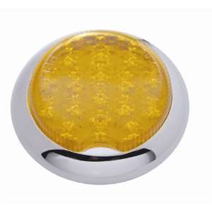   Mount Round Dual Function LED Tail Light, Amber Lens, ea Automotive
