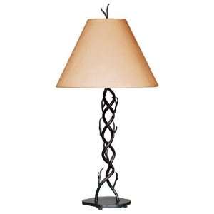  Hunter Kenroy Lighting Twigs Table Lamp with Steel Finish 