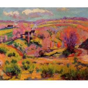     Armand Guillaumin   24 x 20 inches   La Creuse Landscape, Spring