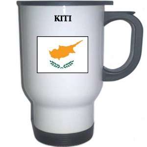  Cyprus   KITI White Stainless Steel Mug 