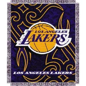 Los Angeles Lakers 48 x 60 Triple Woven Jacquard Throw  