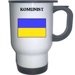  Ukraine   KOMUNIST White Stainless Steel Mug Everything 