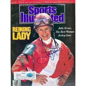  Julie Krone Autographed Sports Illustrated Magazine (Horse 