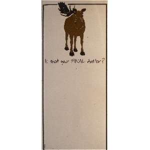  Is That Your Final Antler Magnetic Notepad by Hatley 