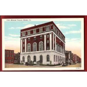    Vintage Postcards Masonic Temple Chester Pa 