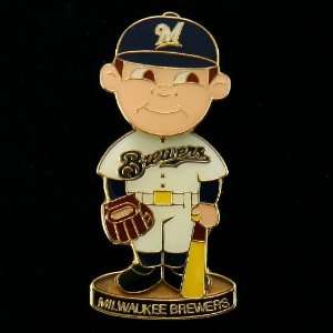  Milwaukee Brewers Bobblehead Baseball Player Pin: Sports 