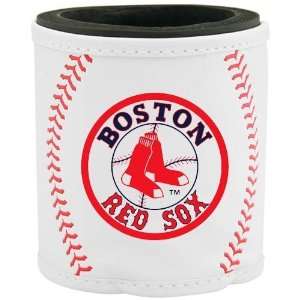 MLB Boston Red Sox White Baseball Can Coolie: Sports 