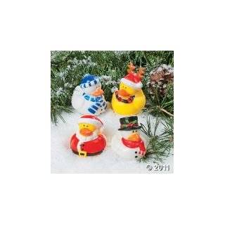   (12) Rubber Duckie Ducky Duck Christmas Nativity Scene: Toys & Games