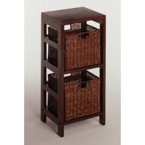  Storage Shelf with Baskets 3 Piece Set   Leo