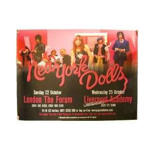  The New York Dolls Tour Poster British Concert Everything 
