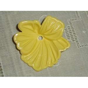  Vintage Plastic Yellow Water Lotus