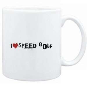  Mug White  Speed Golf I LOVE Speed Golf URBAN STYLE 