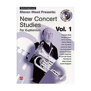    New Concert Studies for Euphonium   Tenor Clef Musical Instruments