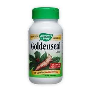   : Goldenseal Root 100 Capsules   Natures Way: Health & Personal Care