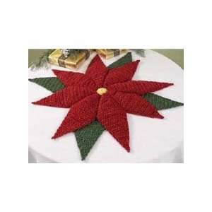  Poinsettia Centerpiece Crochet Kit Arts, Crafts & Sewing