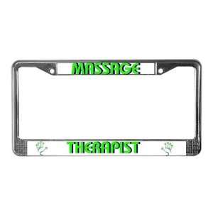  Massage Therapist Massage License Plate Frame by CafePress 