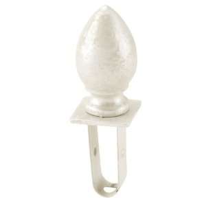  Ivory Boutique Teardrop Finial With Square Fitting