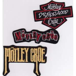  Motley Crue Rock Music Patch Set of 3: Everything Else