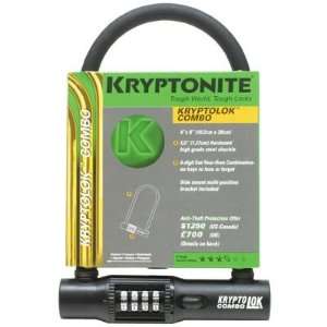  Kryptonite Lock Kryptolok Combo w/ Bracket Sports 