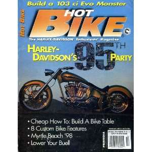  Hot Bike Magazine  October 1998 (Harley Davidsons 95th 