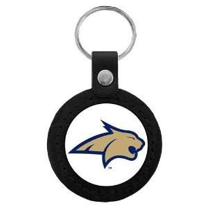   State Bobcats NCAA Classic Logo Leather Key Tag: Sports & Outdoors