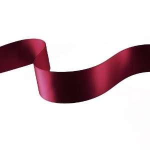  1 1/2 Double sided Satin Ribbon Burgundy By The Yard 