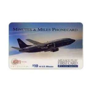  Collectible Phone Card: $10. United Airlines Mileage Plus 
