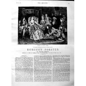 1884 ILLUSTRATION STORY DOROTHY FORSTER LADIES MAN:  Home 