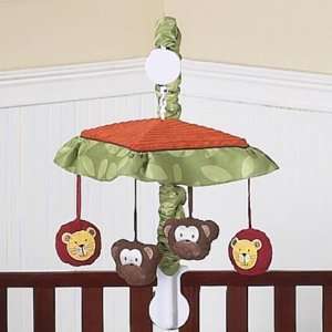  Jungle Time Musical Mobile by JoJo Designs White Baby