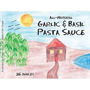 Paiges All Natural Waldorf Garlic & Basil Pasta Sauce, 25 Oz.  