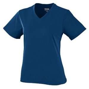  Ladies Wicking/Antimicrobial Jersey   Navy   X large 
