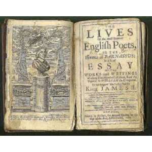  The Lives of the English Poets, or the Honour of Parnassus 