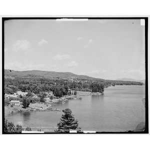  Lake George from Fort William Henry Hotel: Home & Kitchen