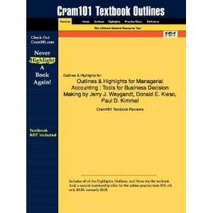 com Studyguide for Managerial Accounting Tools for Business Decision 