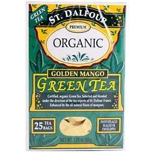  St. Dalfour   Green Tea, (Organic) , Golden Mango 25 Ct 