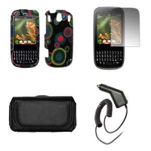   Case Cover + LCD Screen Protector + Rapid Car Charger + for Palm Pixi