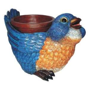  Michael Carr Blue Bird With Food Bowl: Pet Supplies