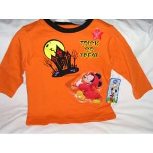  Disney/Boys Long Sleeve T Shirt/Micky Mouse/Halloween top 