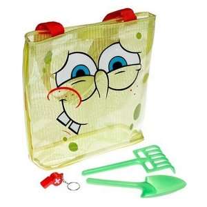   SquarePants Mesh Handbag with Water Mister and Whistle Toys & Games