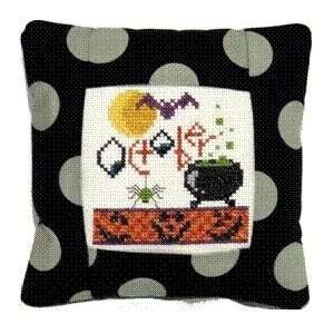  October 2011 Small Pillow Kit   Cross Stitch Kit: Arts 