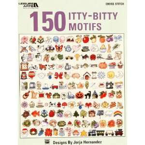 Leisure Arts 150 Itty Bitty Motifs Cross Stitch Booklet By The 