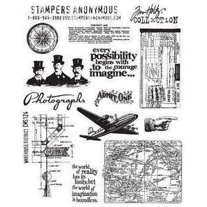    Tim Holtz Cling Rubber Stamps, Warehouse District 
