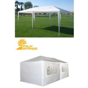  Palm Springs 10 X 20 White Party Tent Gazebo Canopy with 