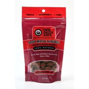 Spicy Maple Almonds (6 pack)  Grocery & Gourmet Food