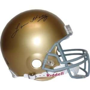 Lou Holtz Autographed Helmet   Authentic   Autographed College Helmets