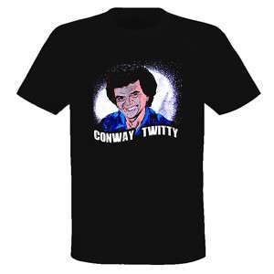 Conway Twitty Country Music Retro T Shirt  