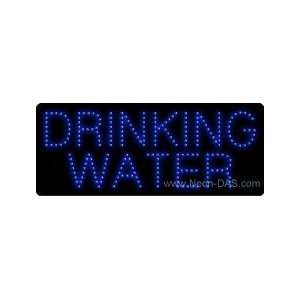 Drinking Water Outdoor LED Sign 13 x 32