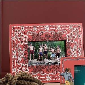 Red Bandana Picture Frame 