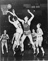 Hall of Famer George Mikan (#99) led the Lakers franchise to their 